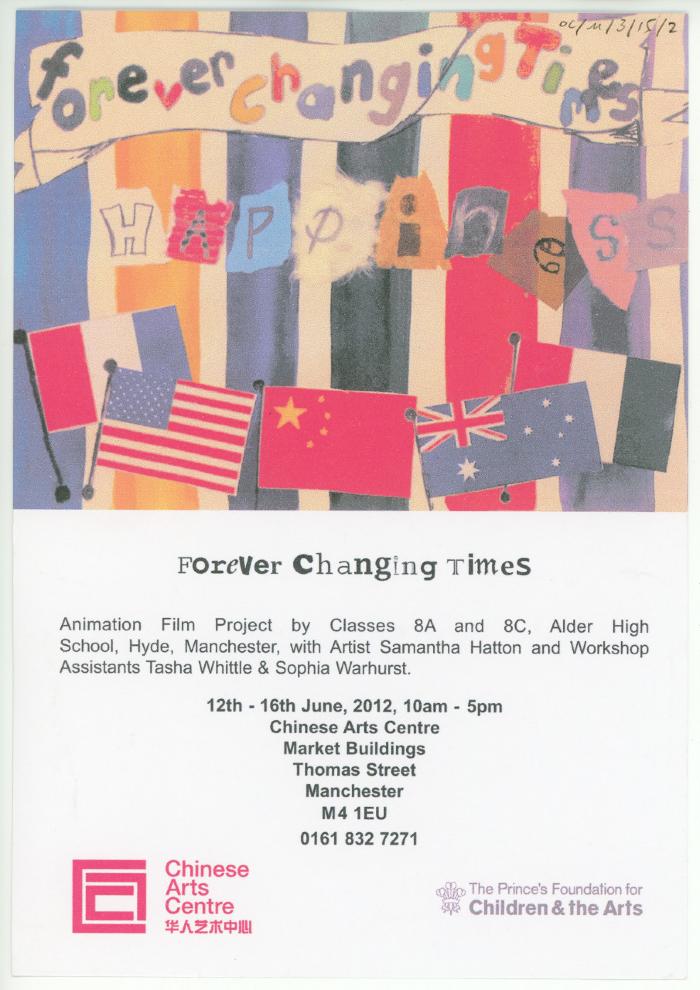 OC/M/3/15/2: Flyer 'Forever Changing Times'
