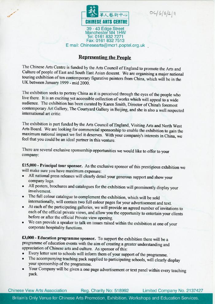 'Representing the People' Papers (page 1)