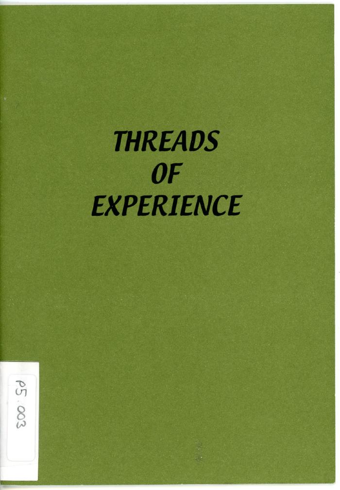 Threads of Experience / Nazir, Shaista (Rochdale : Touchstone Gallery :  [2005])