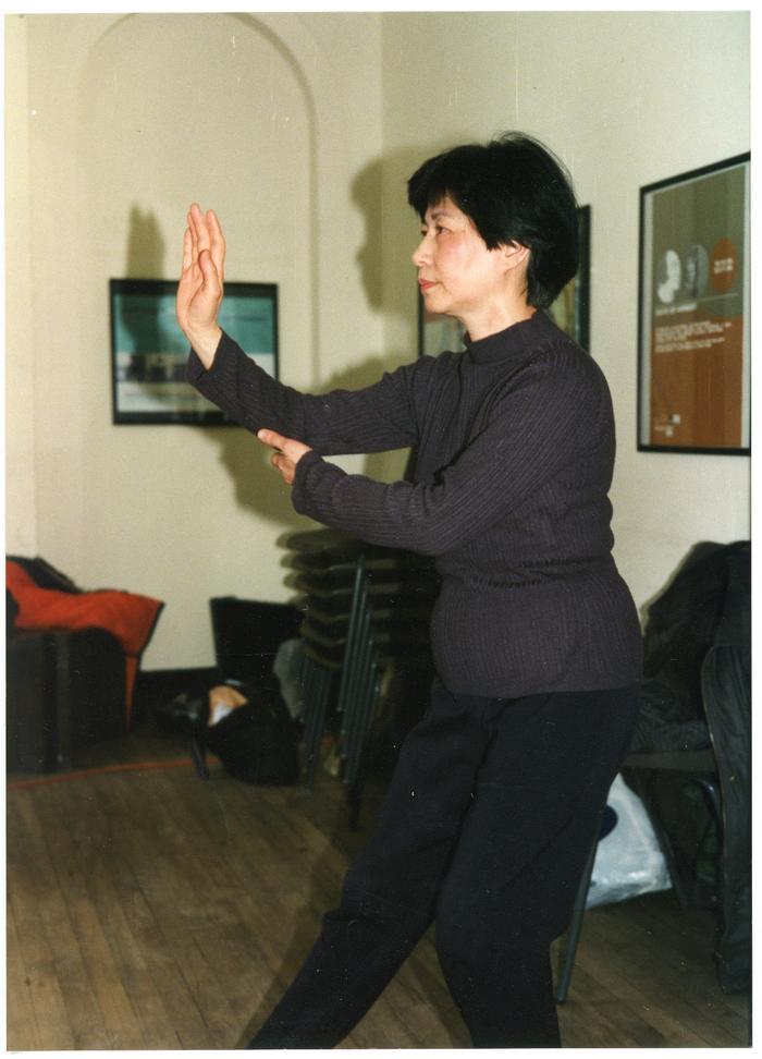 Photograph: Tai chi performance, c.1991